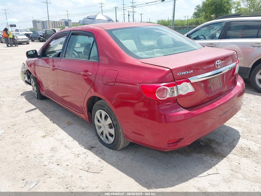 2011 Toyota Corolla VIN JTDBU4EEXB9160104 IAAI salvage auction — FRONT & REAR, Salvage (Texas), sold $975 on 2026-07-29 (photo 3)