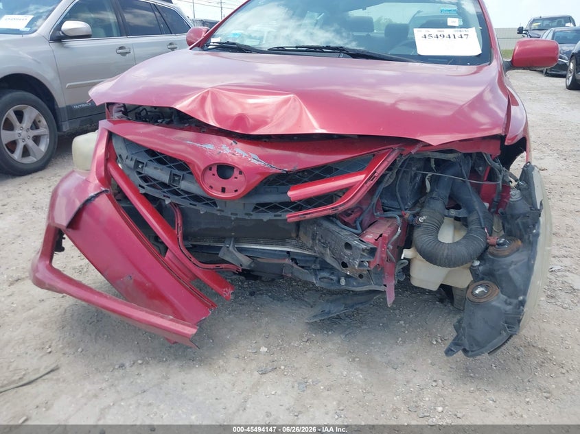2011 Toyota Corolla VIN JTDBU4EEXB9160104 IAAI salvage auction — FRONT & REAR, Salvage (Texas), sold $975 on 2026-07-29 (photo 6)