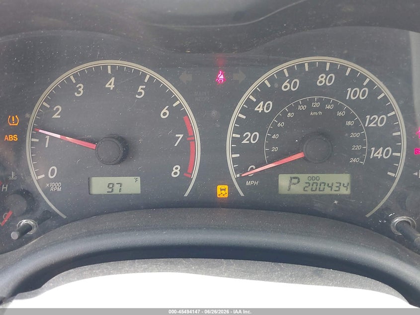 2011 Toyota Corolla VIN JTDBU4EEXB9160104 IAAI salvage auction — FRONT & REAR, Salvage (Texas), sold $975 on 2026-07-29 (photo 7)