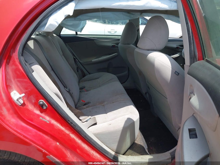 2011 Toyota Corolla VIN JTDBU4EEXB9160104 IAAI salvage auction — FRONT & REAR, Salvage (Texas), sold $975 on 2026-07-29 (photo 8)