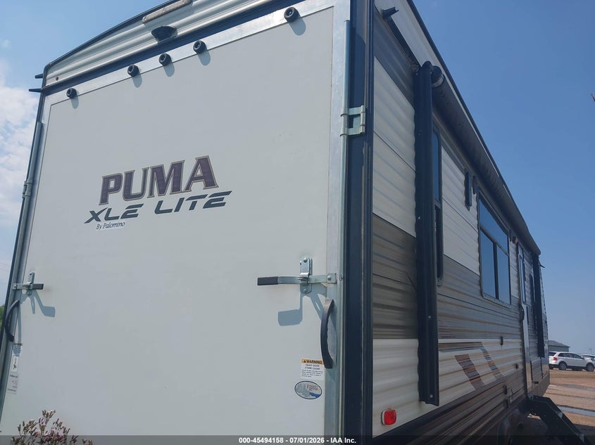 2021 Puma VIN 5ZT2PTSB8M4007649 IAAI salvage auction — STORM DAMAGE, Salvage Title, sold $8,900 on 2026-08-18 (photo 4)