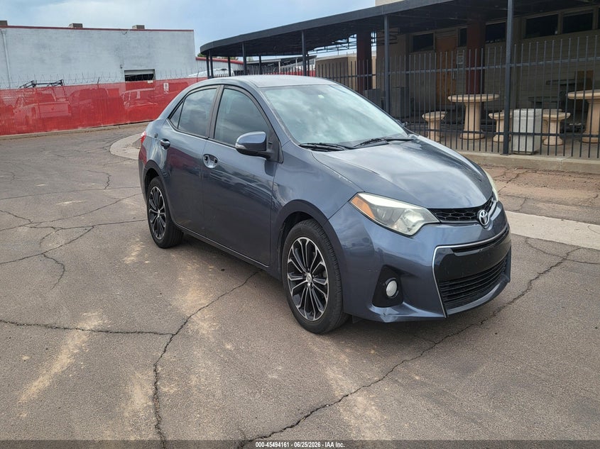2015 Toyota Corolla VIN 5YFBURHE6FP316535 IAAI salvage auction — NORMAL WEAR, Clear (Arizona), sold $4,550 on 2026-07-07 (photo 1)