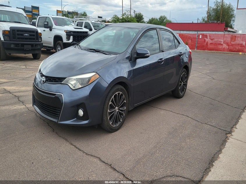 2015 Toyota Corolla VIN 5YFBURHE6FP316535 IAAI salvage auction — NORMAL WEAR, Clear (Arizona), sold $4,550 on 2026-07-07 (photo 2)