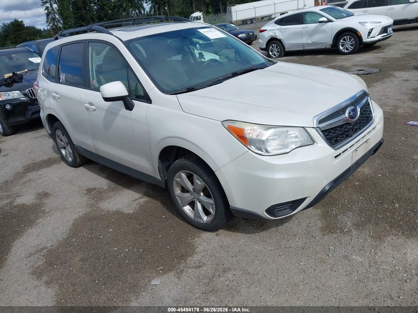 2014 Subaru Forester VIN JF2SJAEC7EH476366 IAAI salvage auction — THEFT, Bill Of Sale (Washington), sold $2,375 on 2026-07-22 (photo 1)