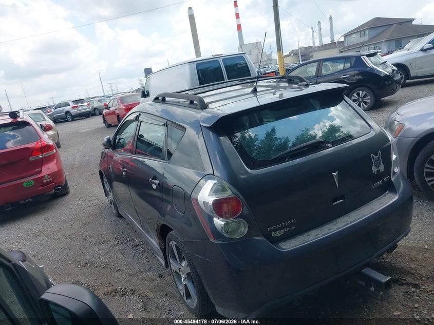 2009 Pontiac Vibe VIN 5Y2SR67059Z415850 IAAI salvage auction — FRONT & REAR, Clear (Indiana), sold $1,000 on 2026-07-29 (photo 3)