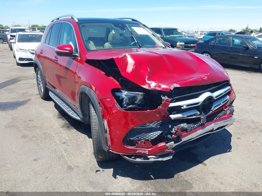 2020 Mercedes-benz Gle VIN 4JGFB4KE3LA031824 — IAAI salvage auction photo