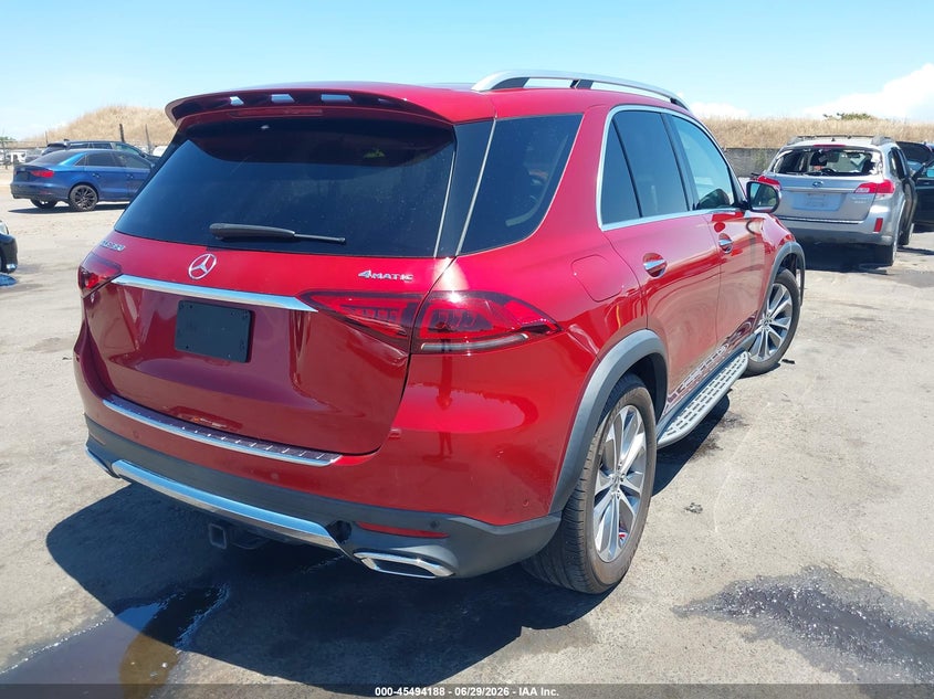 2020 Mercedes-benz Gle VIN 4JGFB4KE3LA031824 IAAI salvage auction — FRONT END, Salvage Title, sold $11,500 on 2026-08-23 (photo 4)