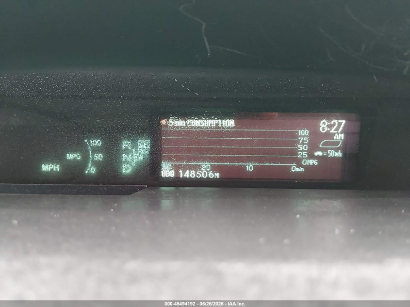 2010 Toyota Prius v VIN JTDKN3DU1A0140245 IAAI salvage auction — RIGHT FRONT, Salvage (California), sold $2,550 on 2026-07-09 (photo 7)