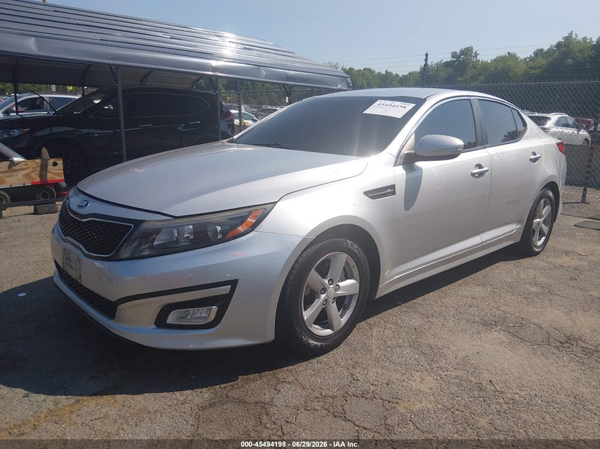 2014 Kia Optima VIN 5XXGM4A77EG267616 IAAI salvage auction — THEFT, Salvage (Connecticut), sold $400 on 2026-07-30 (photo 2)