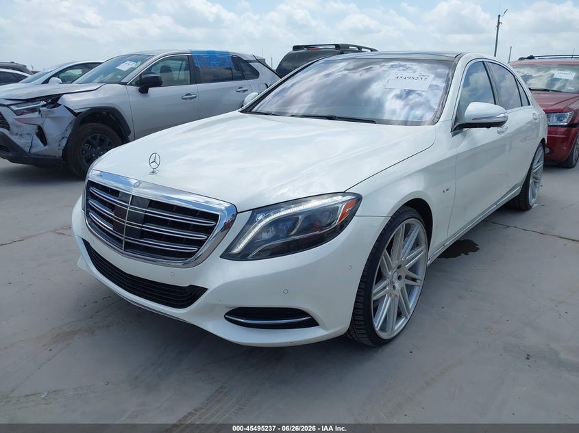 2015 Mercedes-benz S class VIN WDDUG7GB3FA098169 IAAI salvage auction — REAR END, Salvage (California), sold $14,500 on 2026-07-30 (photo 2)
