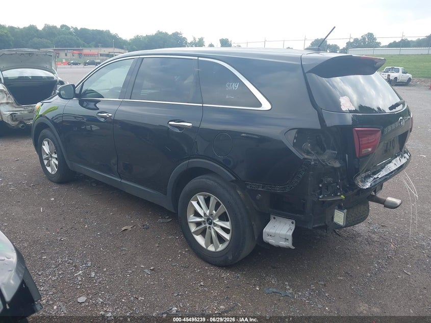 2019 Kia Sorento VIN 5XYPG4A35KG576612 IAAI salvage auction — REAR END, Salvage (Tennessee), sold $3,000 on 2026-07-29 (photo 3)