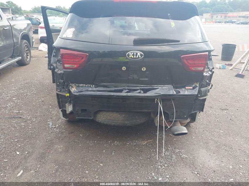 2019 Kia Sorento VIN 5XYPG4A35KG576612 IAAI salvage auction — REAR END, Salvage (Tennessee), sold $3,000 on 2026-07-29 (photo 6)