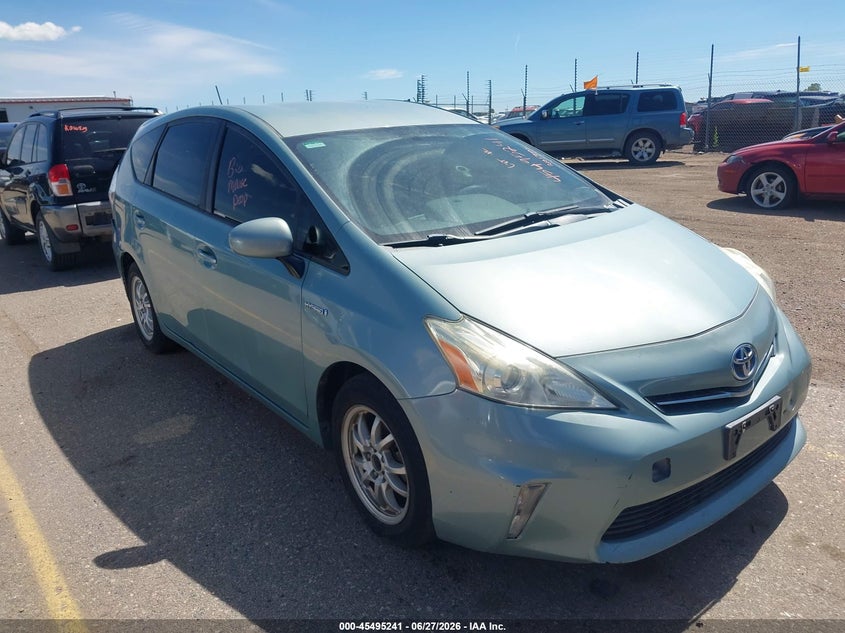 2014 Toyota Prius v VIN JTDZN3EU7E3312845 IAAI salvage auction — NORMAL WEAR, Clear (Colorado), sold $2,500 on 2026-07-28 (photo 1)