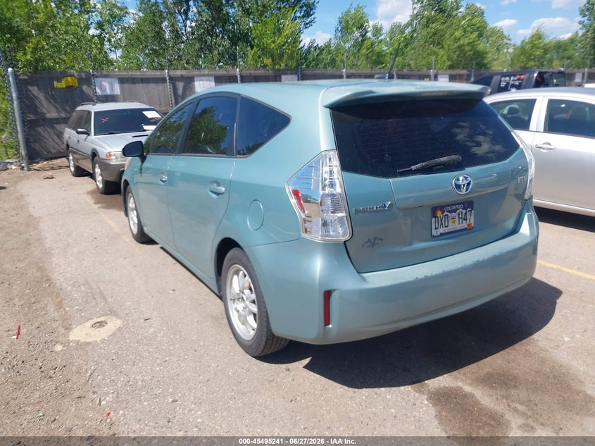 2014 Toyota Prius v VIN JTDZN3EU7E3312845 IAAI salvage auction — NORMAL WEAR, Clear (Colorado), sold $2,500 on 2026-07-28 (photo 3)