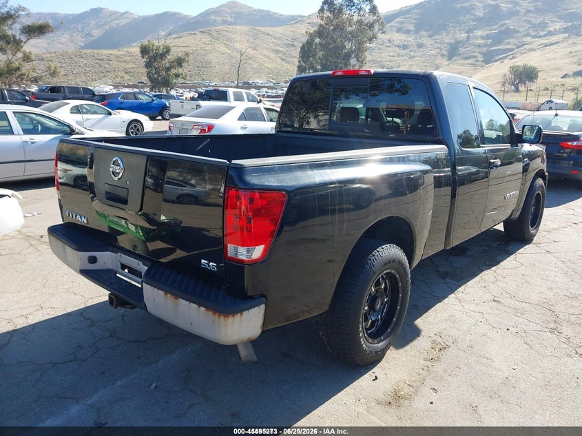 2007 Nissan TITAN VIN 1N6AA06A47N223296 IAAI salvage auction — REAR END, Clear - Dealer Only (California), sold $600 on 2026-07-09 (photo 4)