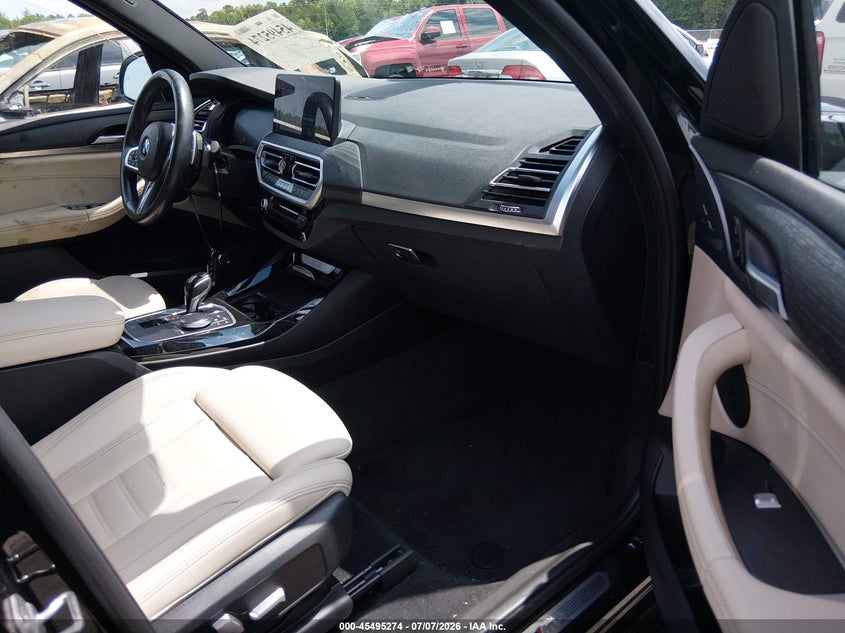 2022 BMW X3 VIN WBX57DP09NN173141 IAAI salvage auction — REAR END, Salvage Title, sold $18,100 on 2026-08-01 (photo 5)