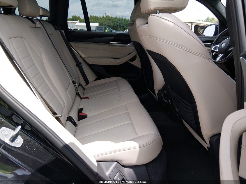 2022 BMW X3 VIN WBX57DP09NN173141 IAAI salvage auction — REAR END, Salvage Title, sold $18,100 on 2026-08-01 (photo 8)