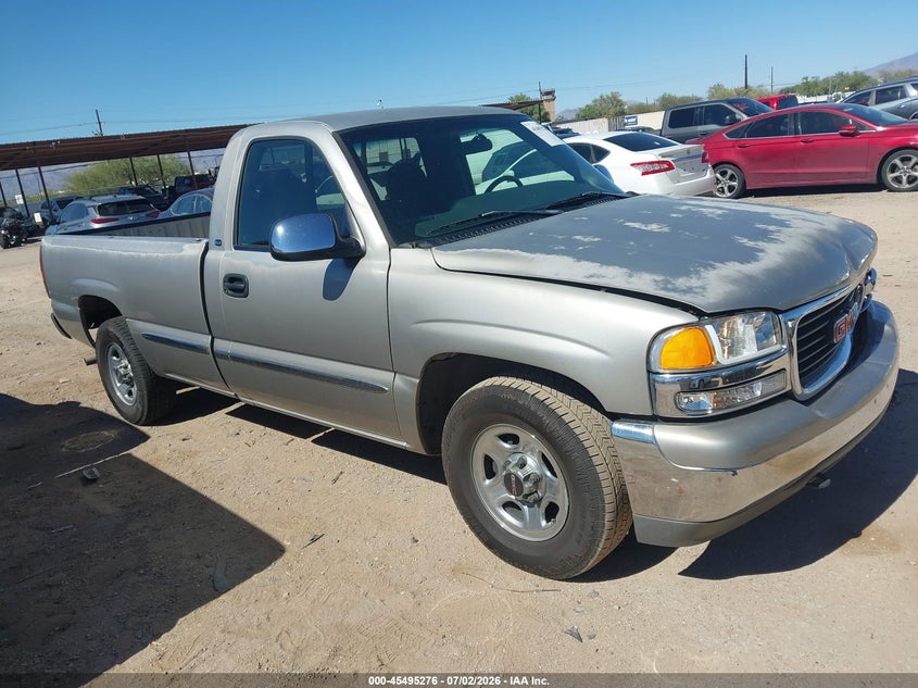 2000 Gmc Sierra 1500 VIN 1GTEC14T7YE189915 IAAI salvage auction — LEFT FRONT, Salvage (Arizona), sold $1,350 on 2026-07-09 (photo 1)