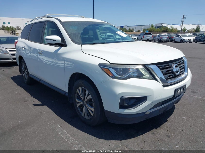 2020 Nissan Pathfinder VIN 5N1DR2AN5LC644363 IAAI salvage auction — LEFT SIDE, Salvage Title, sold $1,300 on 2026-07-24 (photo 1)
