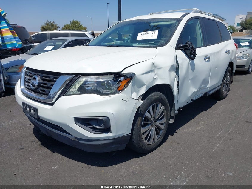 2020 Nissan Pathfinder VIN 5N1DR2AN5LC644363 IAAI salvage auction — LEFT SIDE, Salvage Title, sold $1,300 on 2026-07-24 (photo 2)