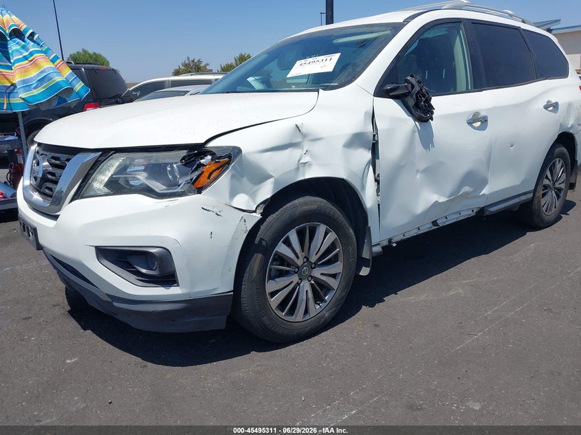 2020 Nissan Pathfinder VIN 5N1DR2AN5LC644363 IAAI salvage auction — LEFT SIDE, Salvage Title, sold $1,300 on 2026-07-24 (photo 6)