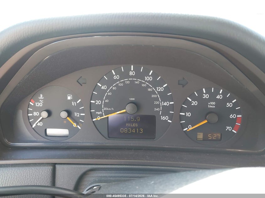 2002 Mercedes-benz E-class VIN WDBJF70J72B488776 IAAI salvage auction — NORMAL WEAR, Clear - Dealer Only (California), sold $425 on 2026-07-21 (photo 7)