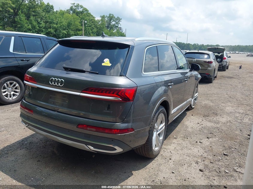 2020 Audi Q7 VIN WA1LXAF77LD003164 IAAI salvage auction — RIGHT FRONT, Salvage - Greater Than 75% (Maryland), sold $11,300 on 2026-07-18 (photo 4)