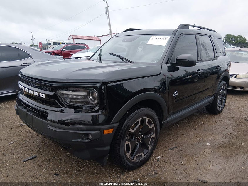 2021 Ford Bronco sport VIN 3FMCR9C60MRB12838 IAAI salvage auction — FRONT END, Salvage (Indiana), sold $7,200 on 2026-07-31 (photo 6)