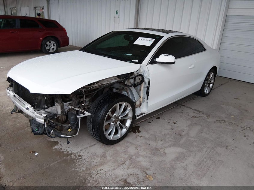 2014 Audi A5 VIN WAULFAFR3EA013718 IAAI salvage auction — FRONT END, Salvage (New Mexico), sold $300 on 2026-07-27 (photo 2)