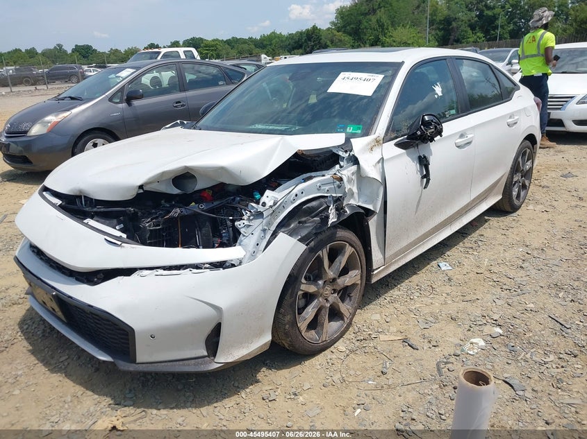 2026 Honda Civic VIN 2HGFE4F88TH311385 IAAI salvage auction — LEFT FRONT, Salvage (Virginia), sold $9,100 on 2026-07-30 (photo 2)