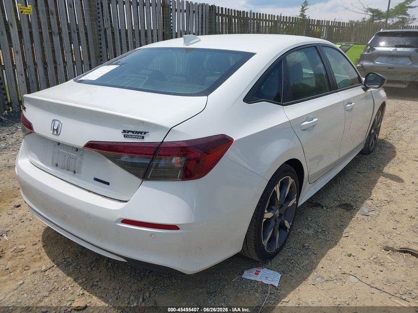 2026 Honda Civic VIN 2HGFE4F88TH311385 IAAI salvage auction — LEFT FRONT, Salvage (Virginia), sold $9,100 on 2026-07-30 (photo 4)