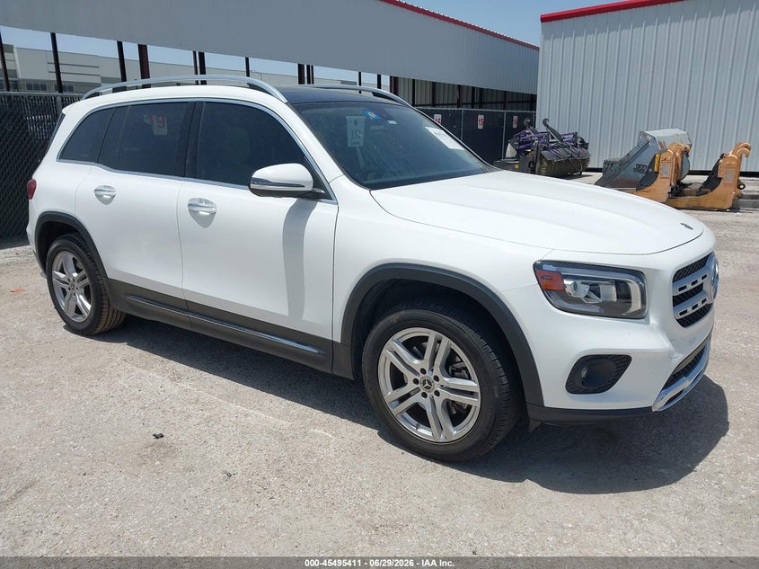 2020 Mercedes-benz Glb VIN W1N4M4GB3LW033766 IAAI salvage auction — REAR END, Salvage (Texas), sold $8,100 on 2026-07-28 (photo 1)