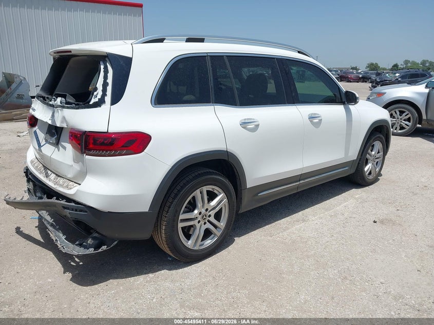 2020 Mercedes-benz Glb VIN W1N4M4GB3LW033766 IAAI salvage auction — REAR END, Salvage (Texas), sold $8,100 on 2026-07-28 (photo 4)