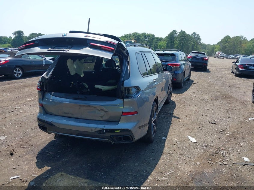 2025 BMW X7 VIN 5UX33EM09S9W51152 IAAI salvage auction — REAR END, Mv-907A (New York), sold $44,500 on 2026-07-13 (photo 4)