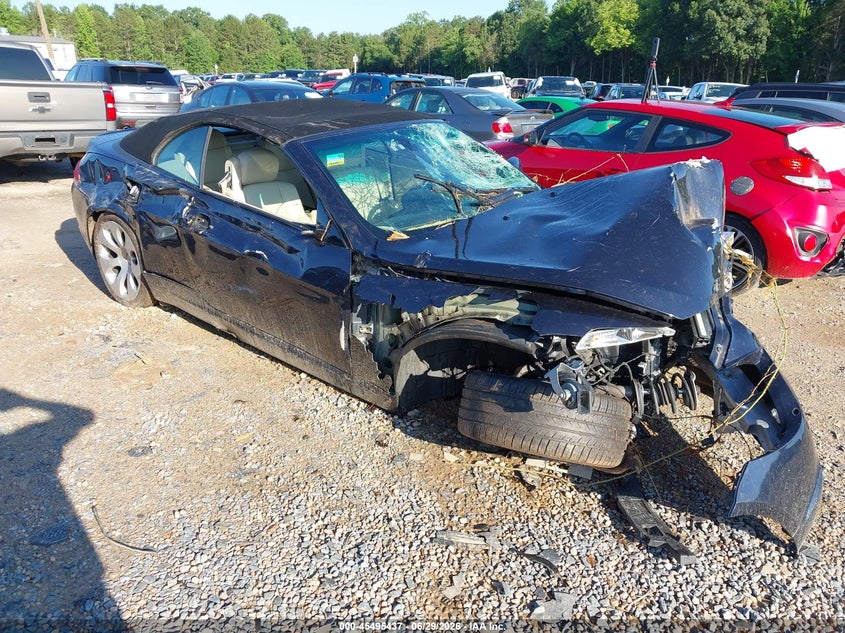 2006 BMW 6 series VIN WBAEK13436CN80174 IAAI salvage auction — FRONT END, Salvage (North Carolina), sold $25 on 2026-07-20 (photo 1)