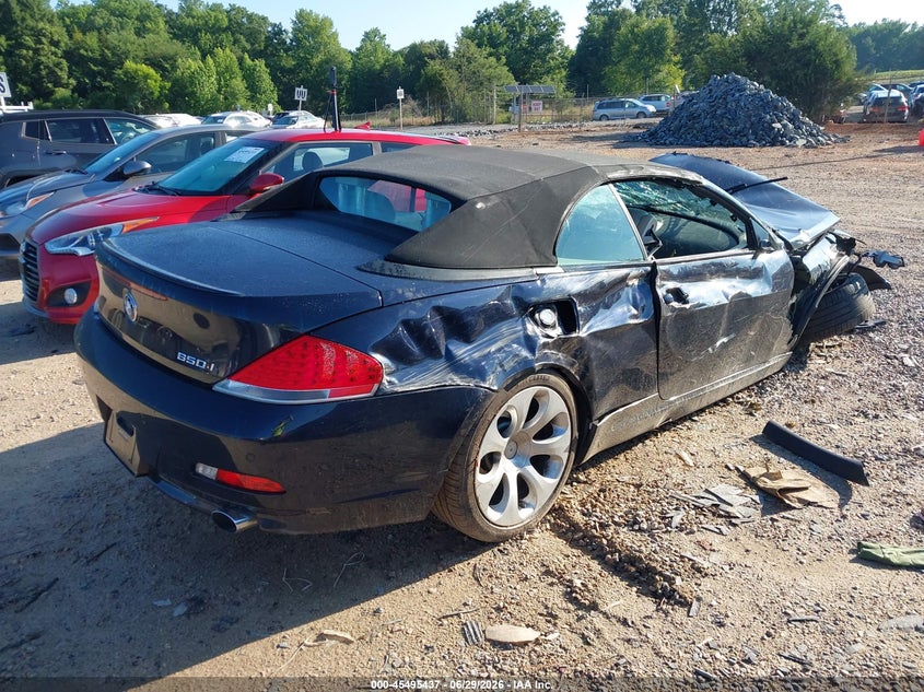 2006 BMW 6 series VIN WBAEK13436CN80174 IAAI salvage auction — FRONT END, Salvage (North Carolina), sold $25 on 2026-07-20 (photo 4)