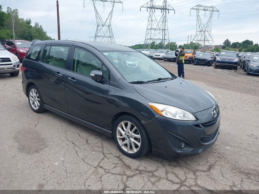2013 Mazda 5 VIN JM1CW2CL7D0148584 IAAI salvage auction — NORMAL WEAR, Clear (Pennsylvania), sold $1,225 on 2026-07-10 (photo 1)