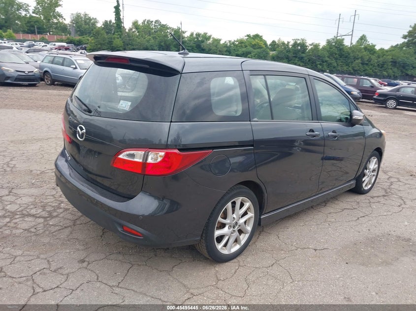 2013 Mazda 5 VIN JM1CW2CL7D0148584 IAAI salvage auction — NORMAL WEAR, Clear (Pennsylvania), sold $1,225 on 2026-07-10 (photo 4)