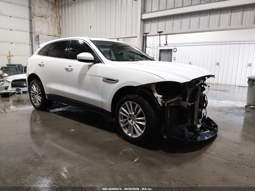 2019 Jaguar F-pace VIN SADCK2GX6KA352345 IAAI salvage auction — FRONT END, Bill Of Sale (Alaska), sold $2,350 on 2026-07-31 (photo 1)