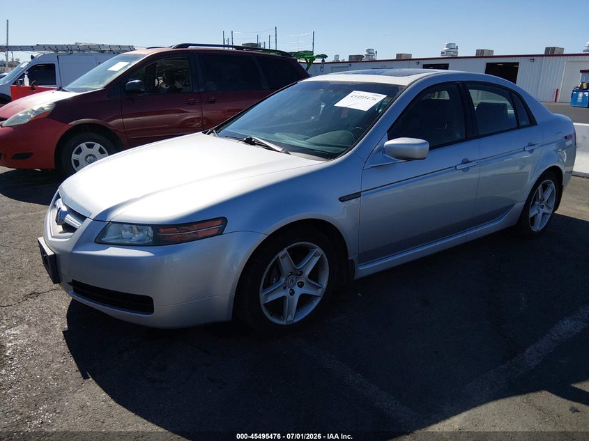 2005 Acura Tl VIN 19UUA65545A053289 IAAI salvage auction — LEFT SIDE, Clear (Utah), sold $775 on 2026-07-24 (photo 2)