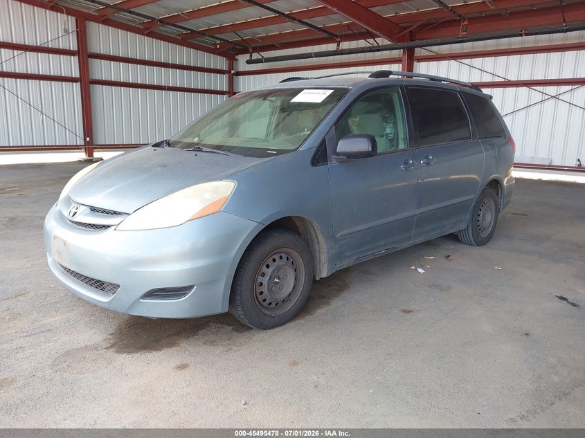 2006 Toyota Sienna VIN 5TDZA23C06S446208 IAAI salvage auction — NORMAL WEAR, Clear - Dealer Only (California), sold $550 on 2026-07-14 (photo 2)