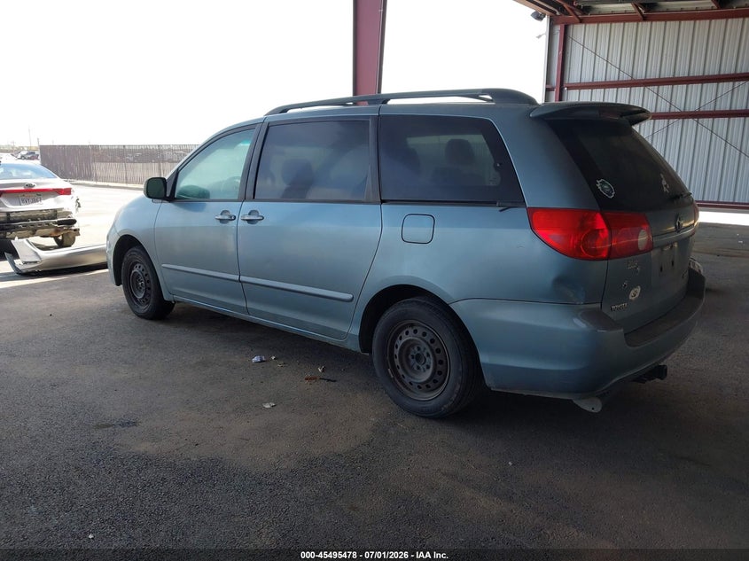 2006 Toyota Sienna VIN 5TDZA23C06S446208 IAAI salvage auction — NORMAL WEAR, Clear - Dealer Only (California), sold $550 on 2026-07-14 (photo 3)