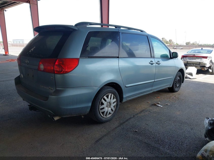 2006 Toyota Sienna VIN 5TDZA23C06S446208 IAAI salvage auction — NORMAL WEAR, Clear - Dealer Only (California), sold $550 on 2026-07-14 (photo 4)