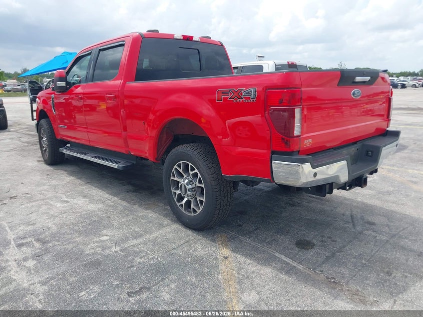 2020 Ford F250 VIN 1FT8W2BT2LED51794 IAAI salvage auction — RIGHT SIDE, Salvage (Georgia), sold $16,300 on 2026-07-30 (photo 3)