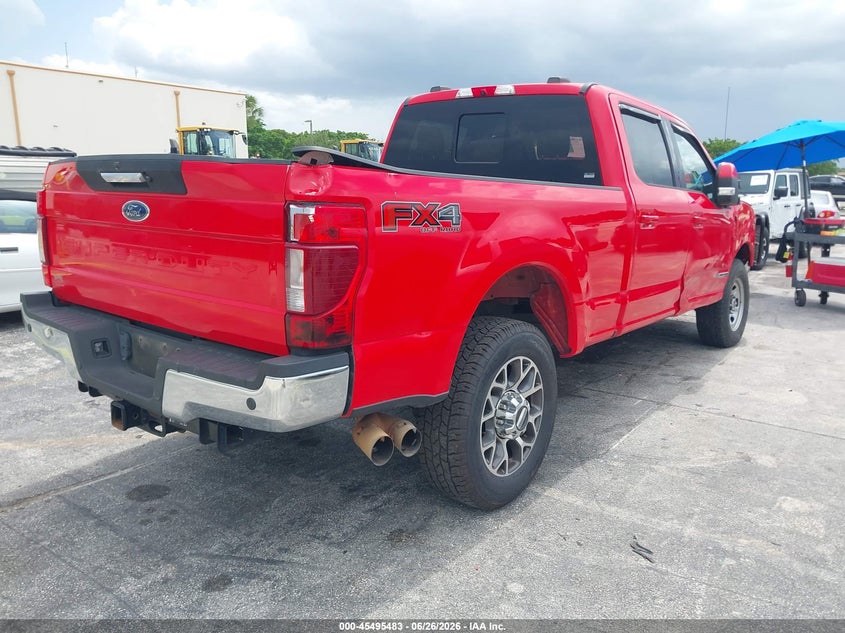 2020 Ford F250 VIN 1FT8W2BT2LED51794 IAAI salvage auction — RIGHT SIDE, Salvage (Georgia), sold $16,300 on 2026-07-30 (photo 4)