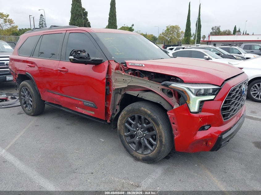 2023 Toyota Sequoia VIN 7SVAAABA4PX011734 — IAAI salvage auction photo