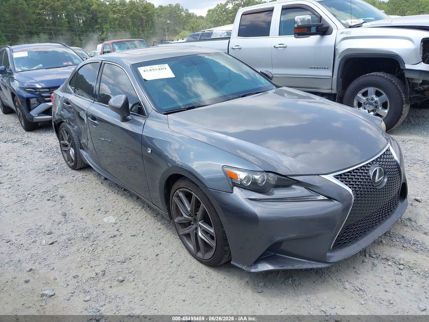 2016 Lexus Is VIN JTHBA1D2XG5037902 IAAI salvage auction — RIGHT SIDE, Salvage (Georgia), sold $2,250 on 2026-07-28 (photo 1)