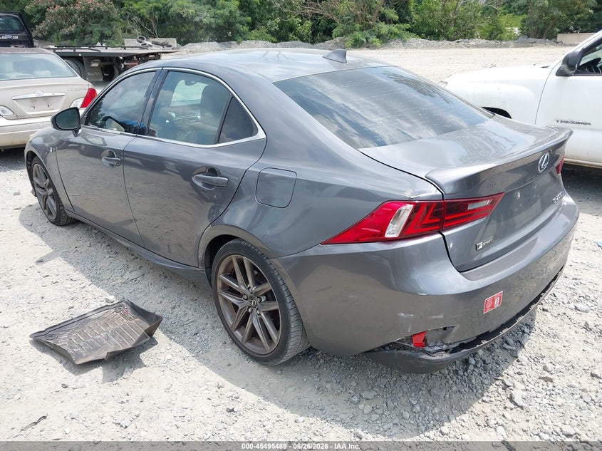 2016 Lexus Is VIN JTHBA1D2XG5037902 IAAI salvage auction — RIGHT SIDE, Salvage (Georgia), sold $2,250 on 2026-07-28 (photo 3)