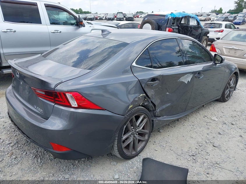 2016 Lexus Is VIN JTHBA1D2XG5037902 IAAI salvage auction — RIGHT SIDE, Salvage (Georgia), sold $2,250 on 2026-07-28 (photo 4)