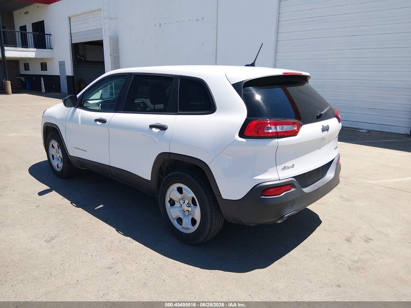 2016 Jeep Cherokee VIN 1C4PJMAB2GW313979 IAAI salvage auction — NORMAL WEAR, Sf97 (California), sold $7,475 on 2026-07-30 (photo 3)